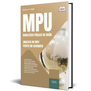 Apostila Mpu 2025 - Analista Do Mpu - Perito Em Geografia