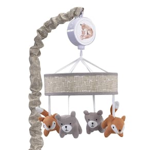 Musical Mobile Lambs & Ivy Painted Forest Grey/Bege
