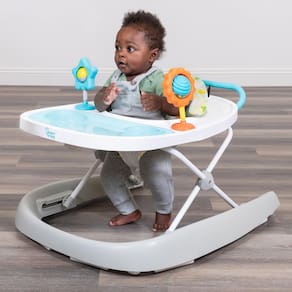 Alimentando Walker Baby Trend Smart Steps Dine N` Play 3 em 1