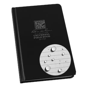 Capa rígida à prova de intempéries para notebook Rite In The Rain preta