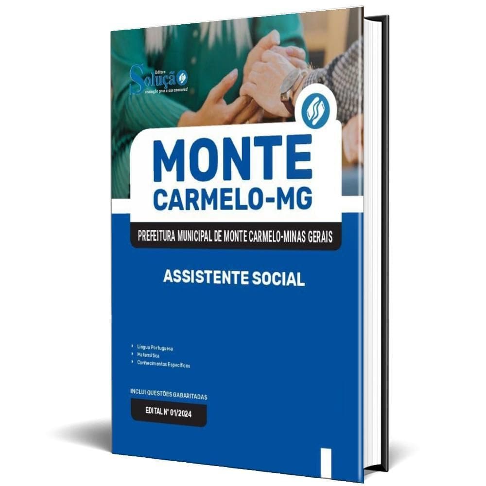 Apostila Prefeitura Monte Carmelo Mg 2025 Assistente Social