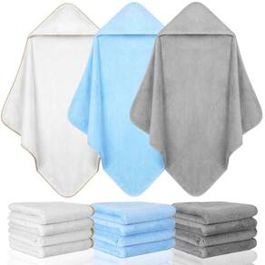 Conjunto de toalhas e panos de banho para bebês Moukeren, 15 unidades