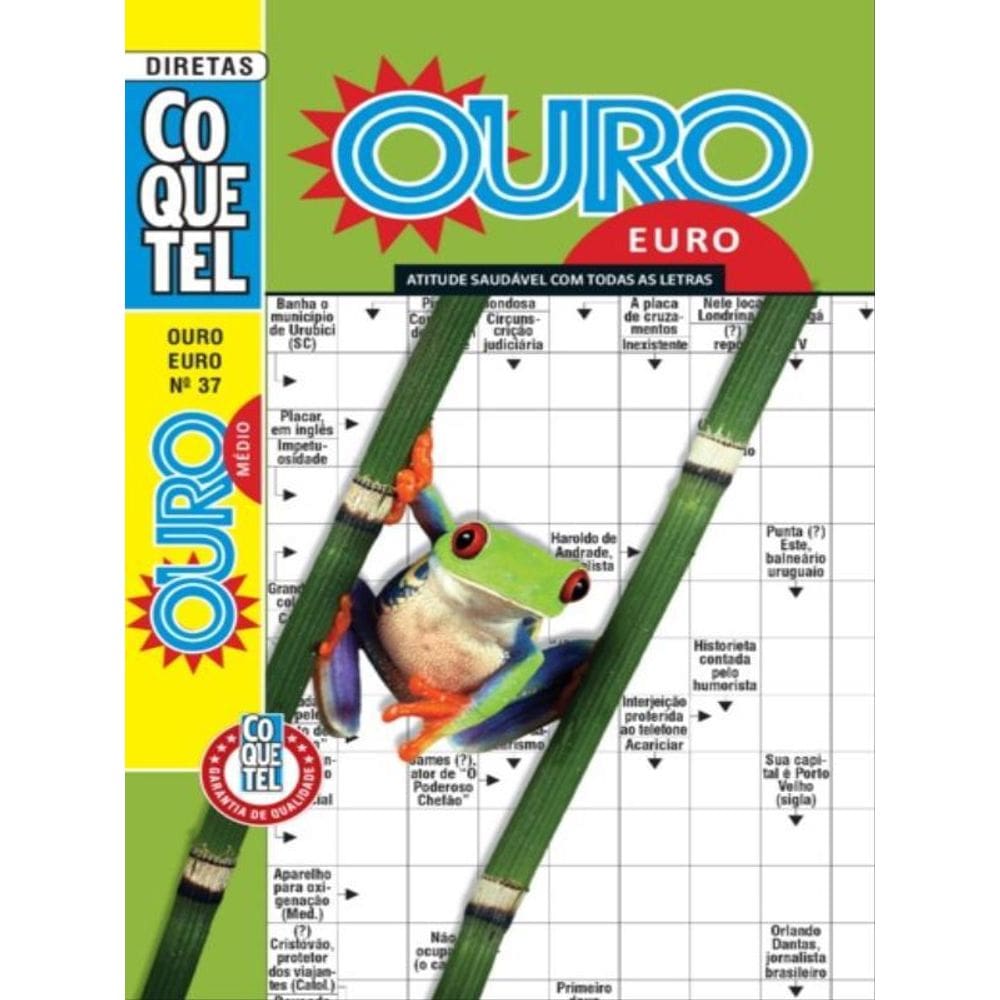 Livro Coquetel Ouro Euro Nível Médio Ed 37