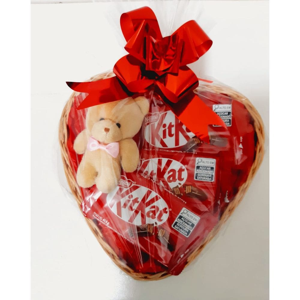 Cesta Coração de Chocolate - Presente Perfeito para Todas as Ocasiões