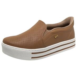 Tênis Feminino Slip On Casual Microfuros Via Marte