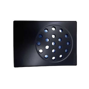 Ralo Inox Preto Brilho Para Box Banheiro - Pratic Ralo
