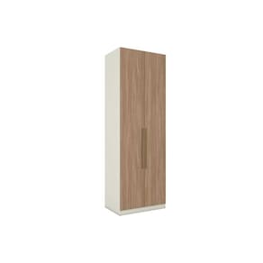 Módulo de Quarto Casal Guarda Roupa c/ 2 Portas e 3 Gavetas MC03 Seletto Areia/Jequitibá - Henn