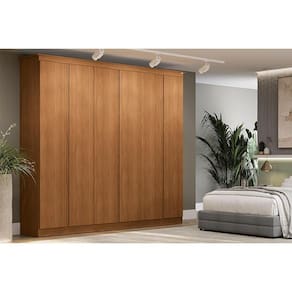 Guarda Roupa 6 Portas e 3 Gavetas R583 Canela - Kappesberg