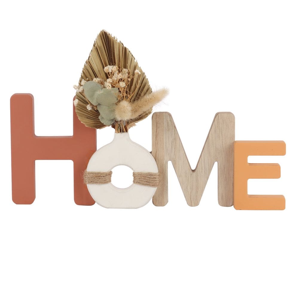 Adorno Decorativo Home Em Mdf 31Cm