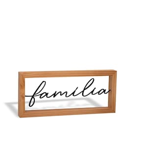 Escultura Com Moldura Familia 30Cm
