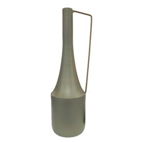 Vaso Em Ferro Verde Militar 35Cm