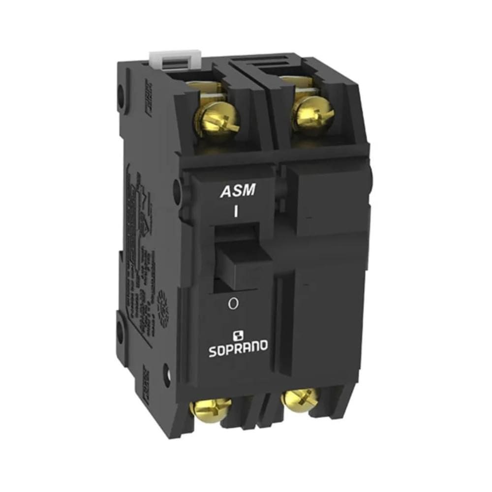 Disjuntor Nema Bifásico Soprano ASM2-B 50A