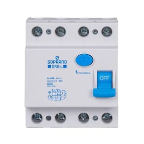 Interruptor Diferencial Residual Soprano DRS4 L-040A
