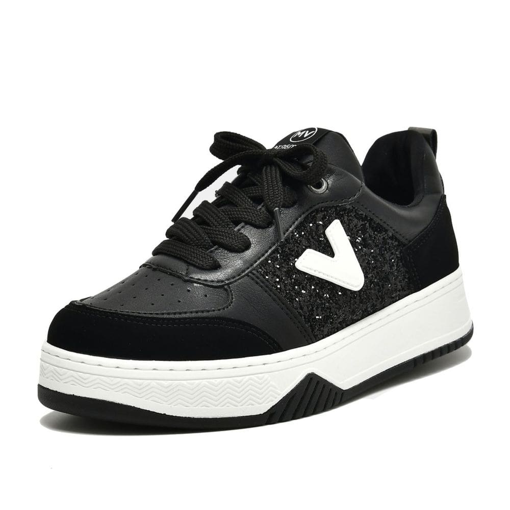 Tênis Feminino Casual V Flatform Maxi Glitter Via Marte