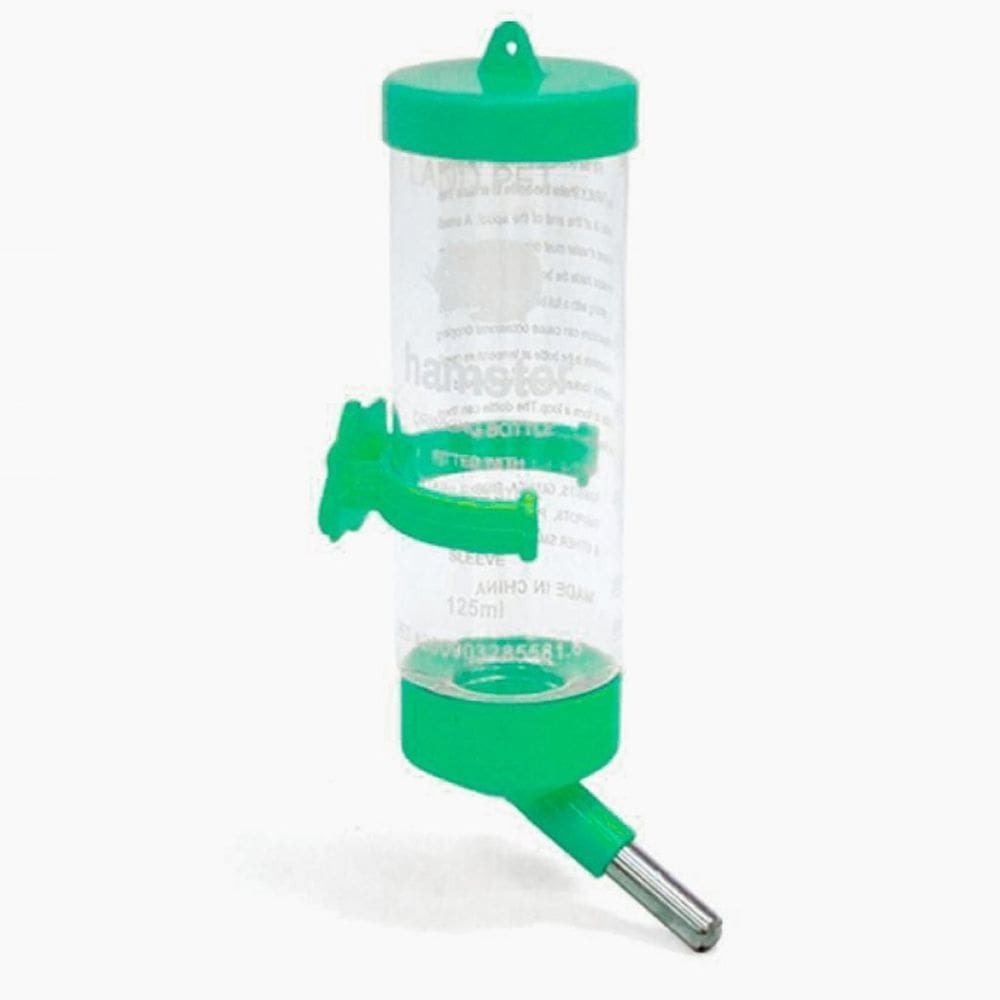 Bebedouro de Hamster Porquinho da India 125ml Coelho Furao Rato Roedores Resistente Duravel Higienico