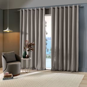 Cortina Pratika Lisa Duna 200X160cm Bella Janela