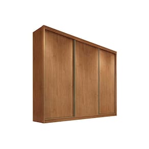Guarda Roupa 3 Portas de Correr e 6 Gavetas Diamond/Londres Cumaru - Novo Horizonte