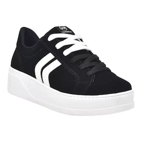 Tênis Feminino Flatform Casual Moderno Conforto Via Marte