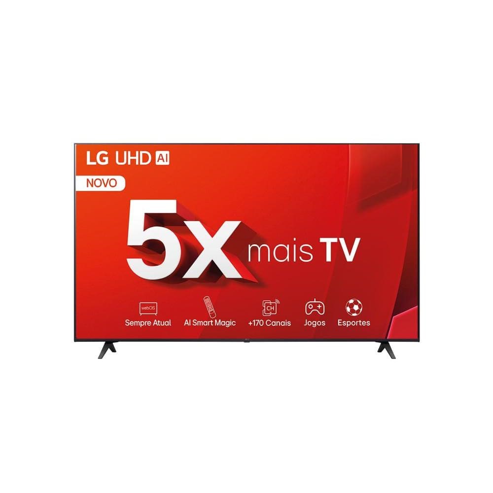 Smart TV LG UHD 4K UT80 50 polegadas 50UT8050