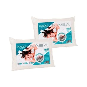 Travesseiro Viscoelástico Nasa NS1114 Kit c/ 2 Un (50x70) - Duoflex