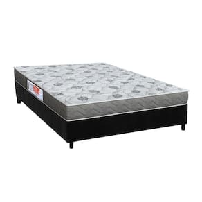Conjunto Box Casal: Colchão Espuma Orthoflex D45 Comfortpedic + Base CRC Suede Black (138x188)