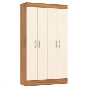 Guarda-Roupa Solteiro Formosa com 4 Portas Demóbile