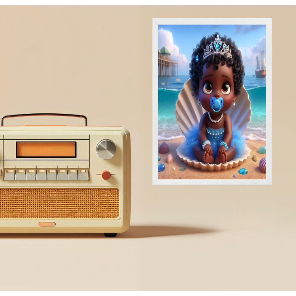 Quadro Decorativo Orixá Baby - Iemanjá 45X34Cm