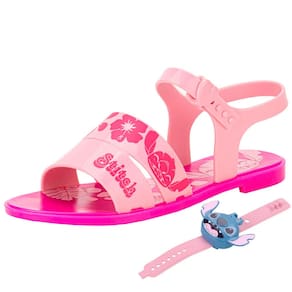 Kit Sandalia Infantil Disney E Relógio Stitch Time Grendene Kids 23248