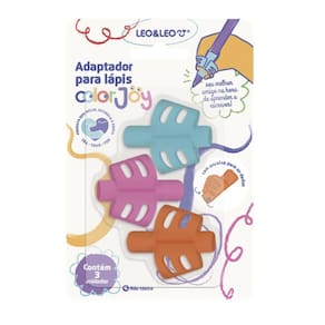 Adaptador De Lápis Com Encaixe No Dedo Color Joy 3un Leo&leo