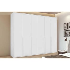 Guarda Roupa Casal 6 Portas e 6 Gavetas Imperatore Branco - Lopas
