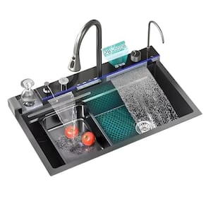 Cuba Gourmet Multifuncional Inteligente Aço Inox 304 Prata 75x46x22cm Kit Completo Domum