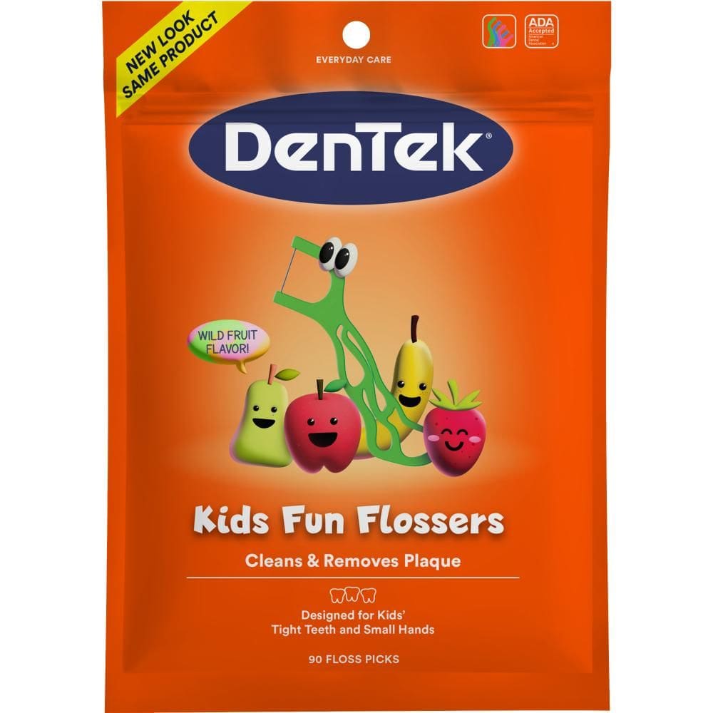 Fio Dental Kids Dentek Fun Flossers 90un