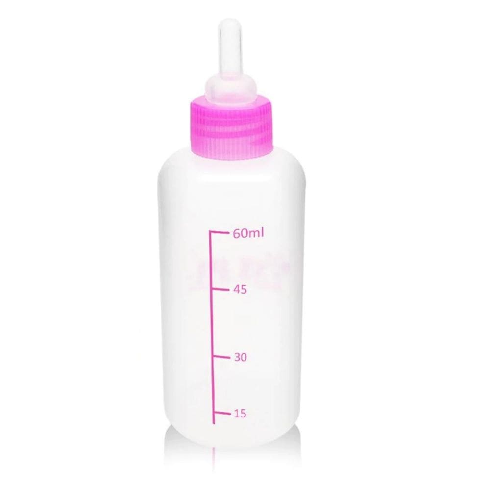 Mamadeira Pet Gato Cao Cachorro Filhote Animal de Estimaçao 60ml Amamentaçao Acessorios Resistente Duravel Higienico
