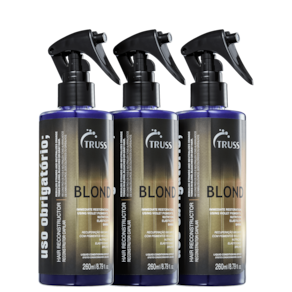 Kit TRUSS Uso Obrigatório Blond (3 Unidades)