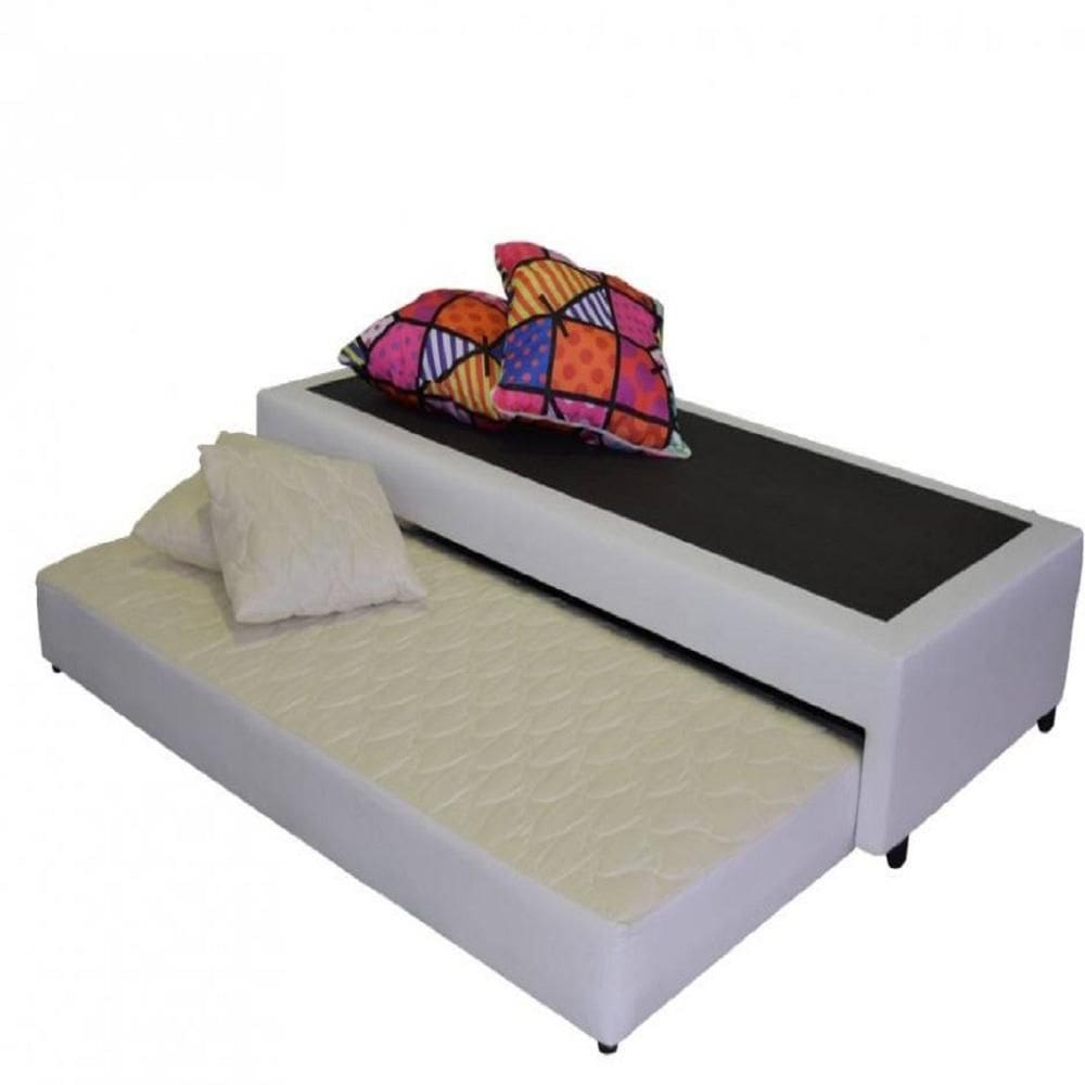 Bicama com Cama Auxiliar Ortopédica Solteiro 78x188x38cm