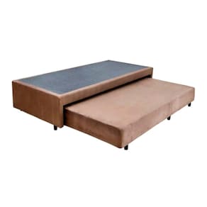 Bicama Box com Cama Auxiliar Ortopédica Solteirão 96x203x38cm