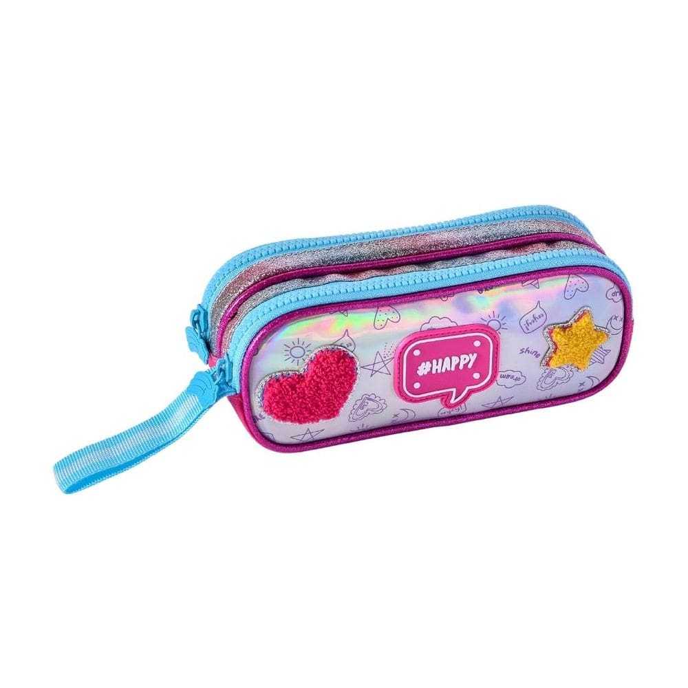 Estojo Escolar Infantil Holográfico