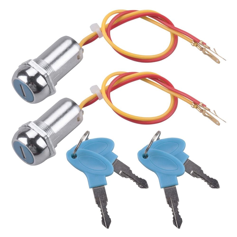 Interruptor de ignição Key Starter Switch 2 fios para scooter