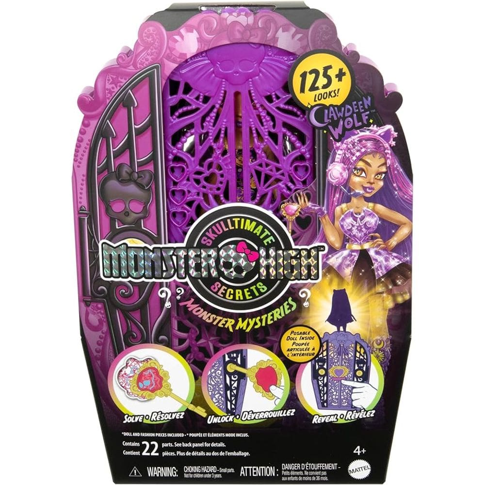 Boneca Monster High - Armario e Clawdeen Skulltimate Secrets Modas MATTEL