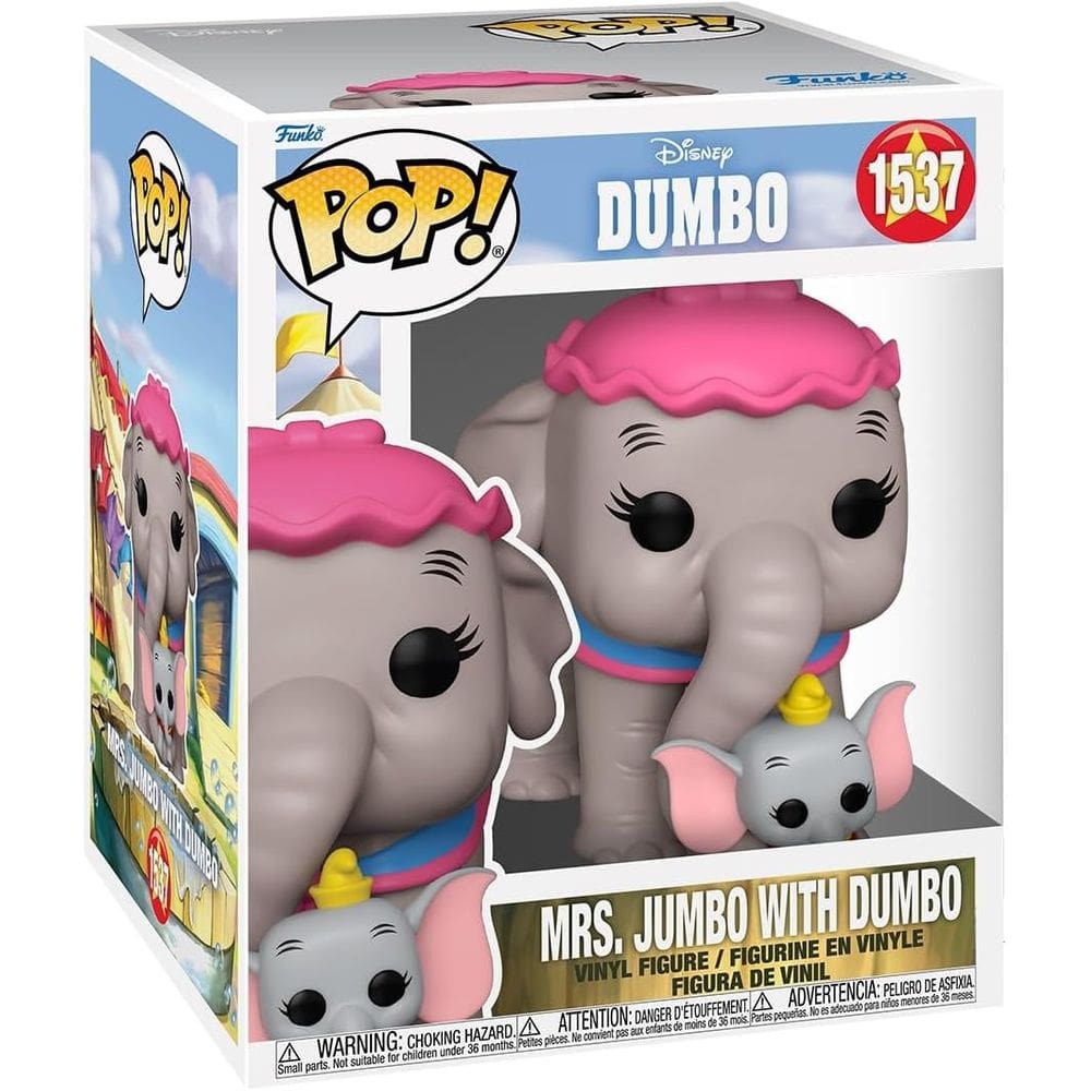 Funko Pop Disney Dumbo Sized Mrs Jumbo With Dumbo #1537