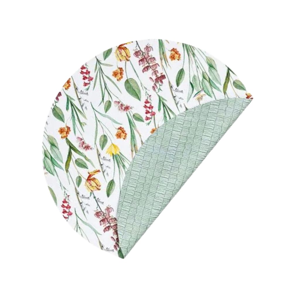 Lugar Americano Redondo Impermeável Acqua 40cm Auguri Casa Flowers
