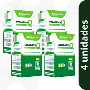 Kit Vitamina E Natunectar 400mg – 4 unid (120 cápsulas)