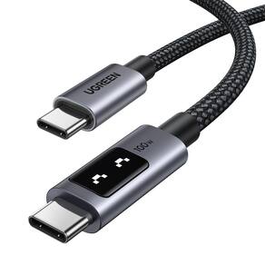 Cabo USB C para USB C UGREEN Uno 100W, carregamento rápido de 0,5 m