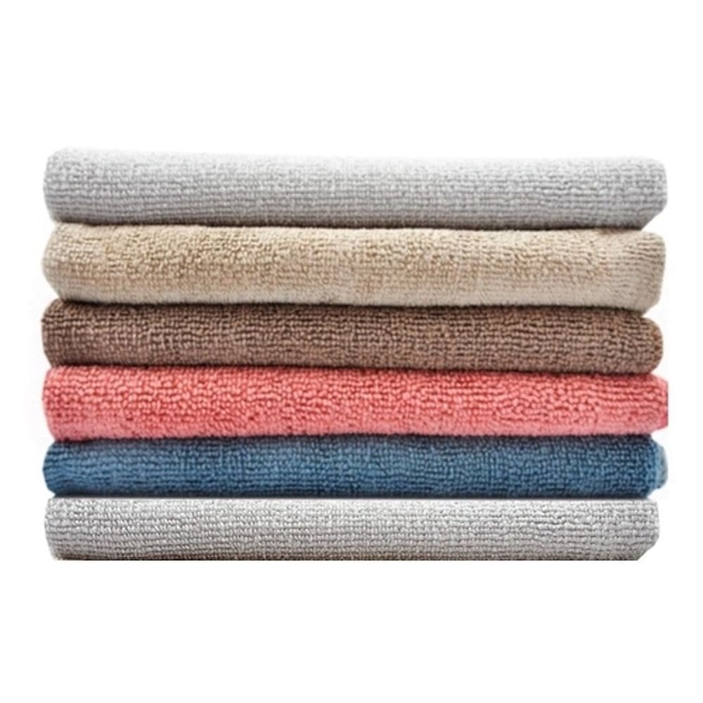 Kit 6 Pano 50x70 Toalha Mágica de Microfibra Super Absorção