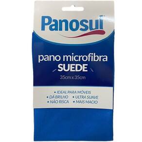 Kit 6 Pano Microfibra Suede Ideal para Móveis Ultra Suave 35x35cm