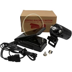 Motor p/ máquina Doméstica Universal -Singer etc Preto 220V