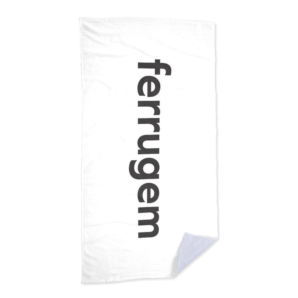 Toalha De Praia - Praia Da Ferrugem Branco