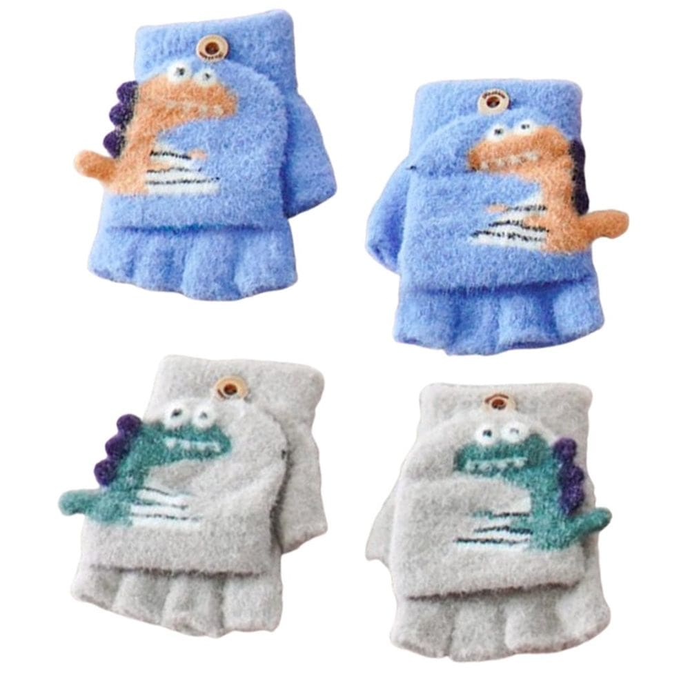 Kit 2 Pares Luva sem Dedo Infantil 16cm