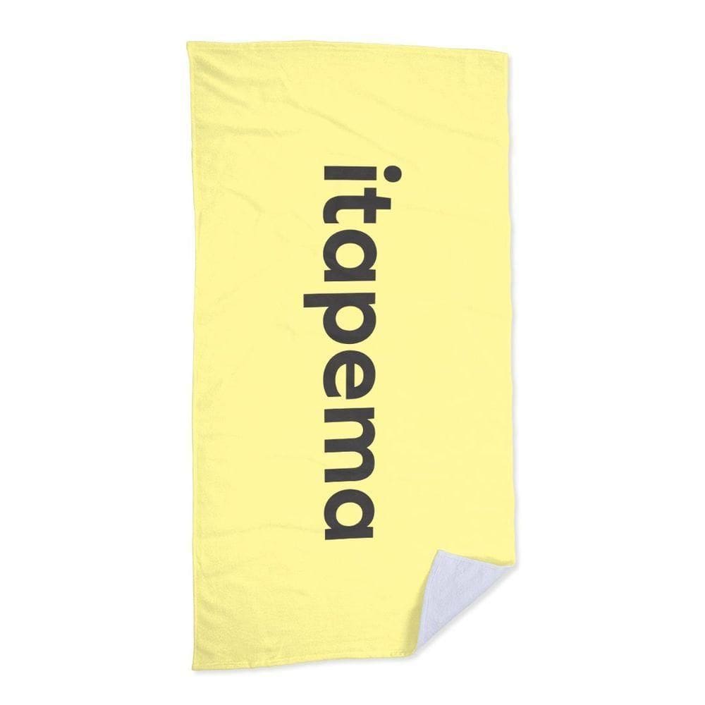 Toalha De Praia - Praia De Itapema Amarelo