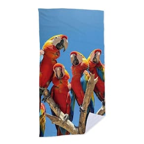 Toalha De Praia - Família De Araras